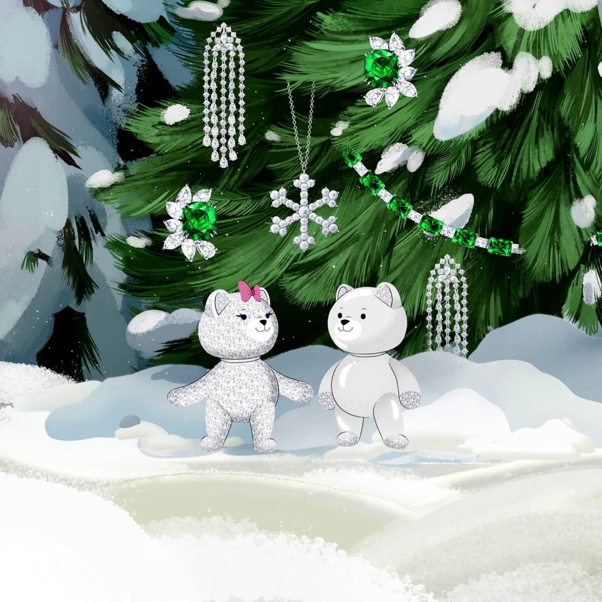 Новогодний мультипликационный проект Mercury