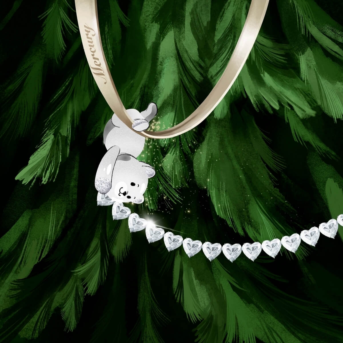 Новогодний мультипликационный проект Mercury