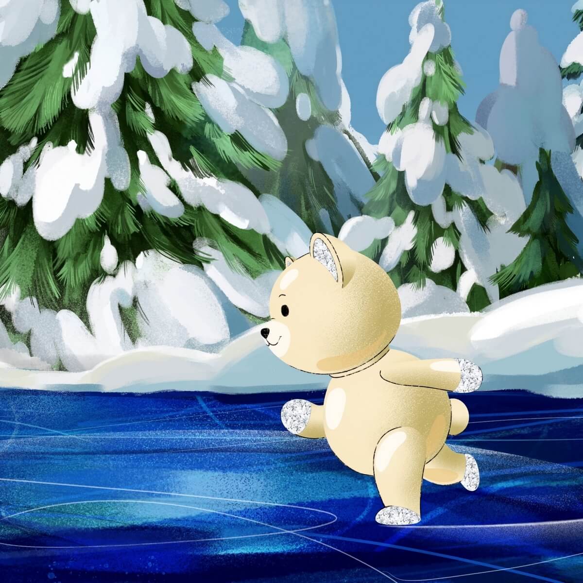 Новогодний мультипликационный проект Mercury