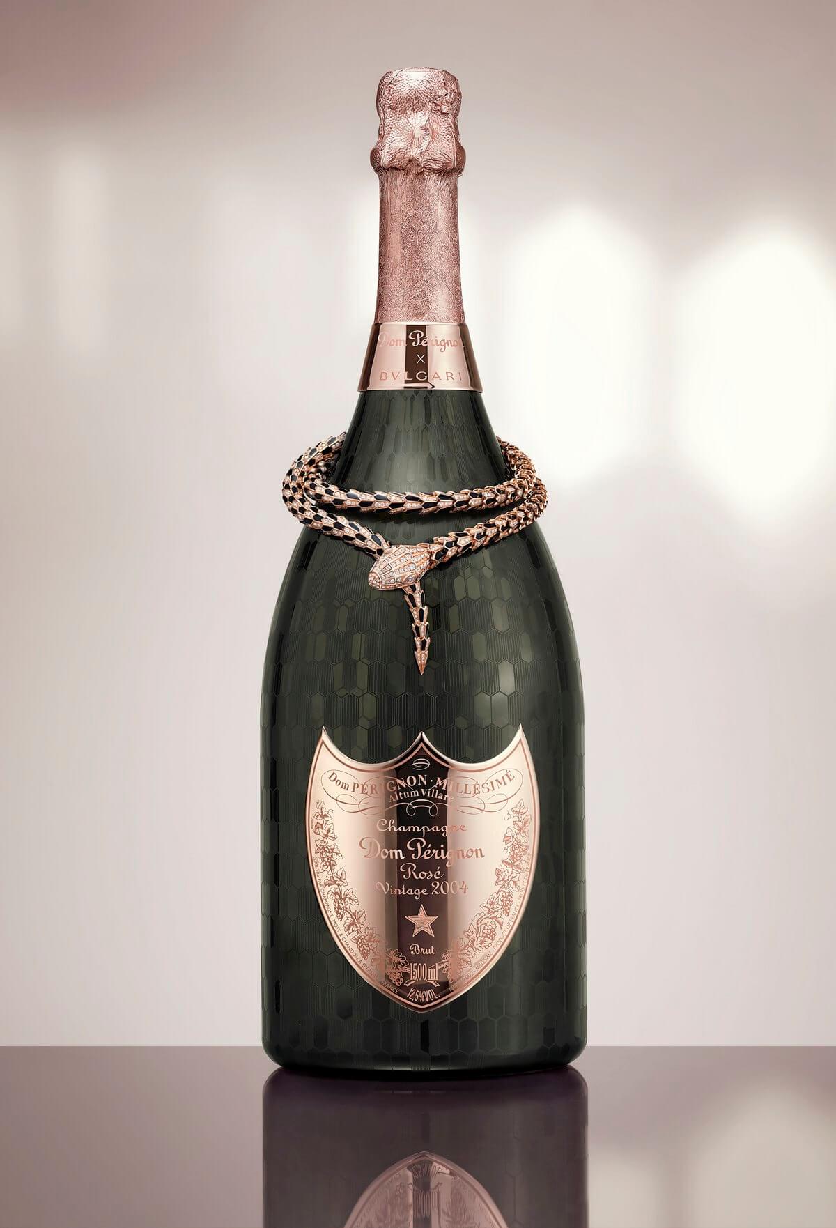Экслюзивная коллаборация Bvlgari Serpenti x Dom Pérignon Rosé