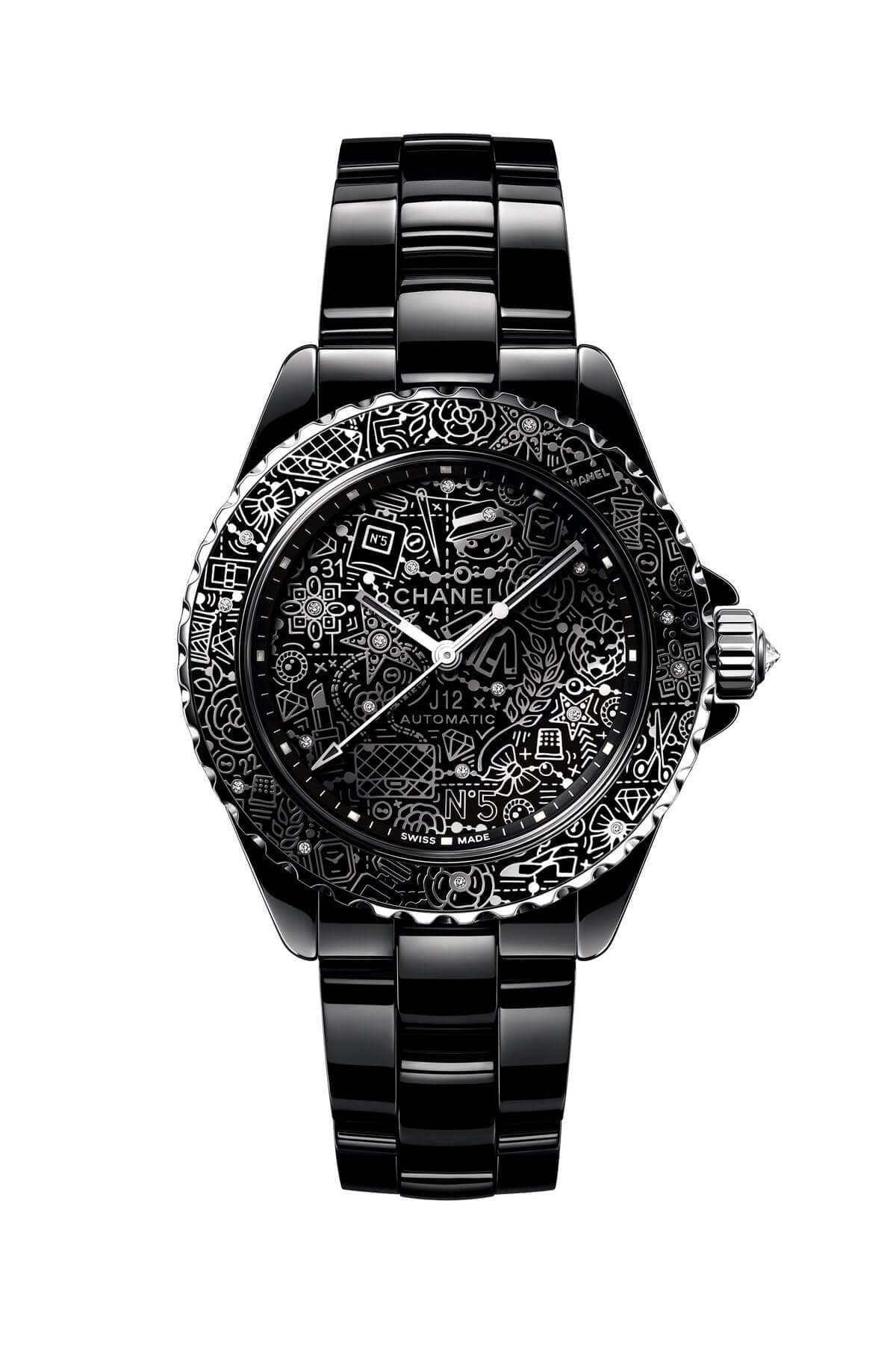 Новый дизайн часов Chanel J12