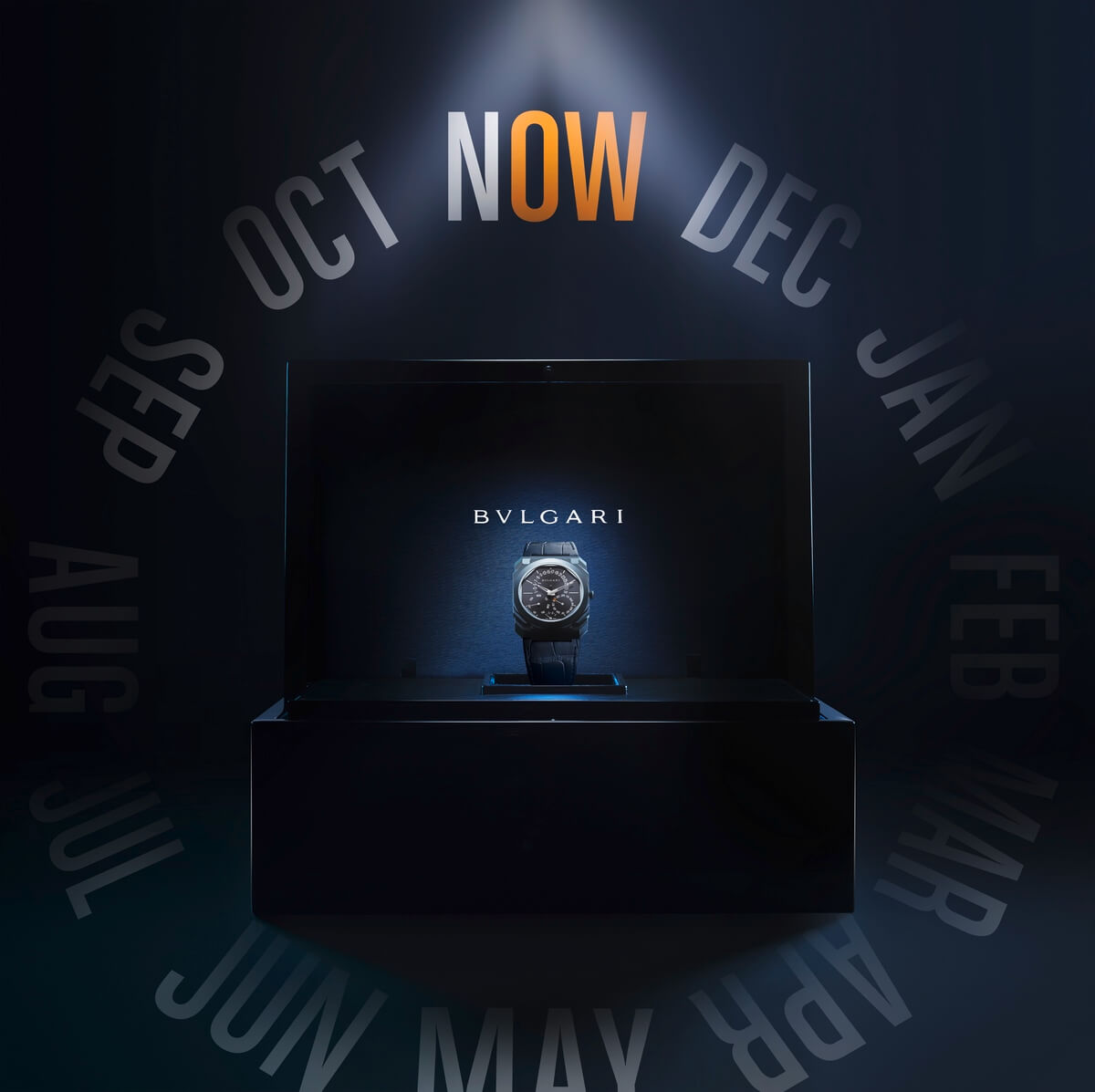 Часы с вечным календарем из тантала Octo Finissimo BVLGARI