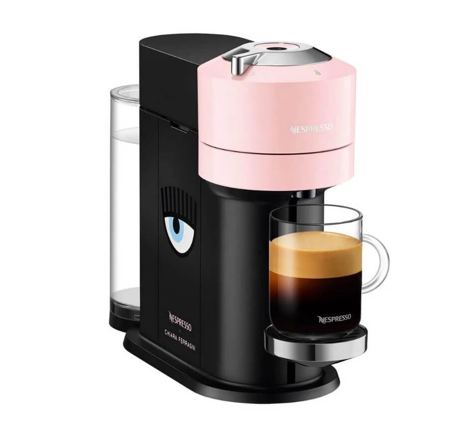 Новая розовая кофемашина Nespresso x Chiara Ferragni
