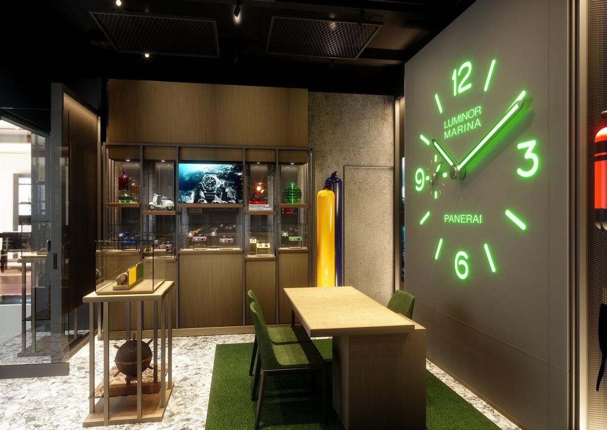 Panerai представляет свой новый бутик