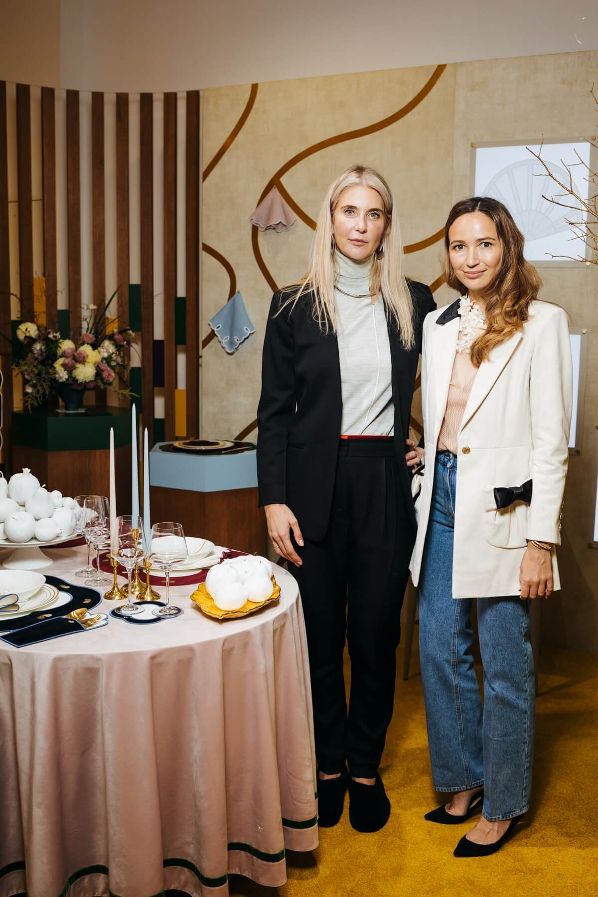 Trunk Show of the Truffle Bee table textile brand