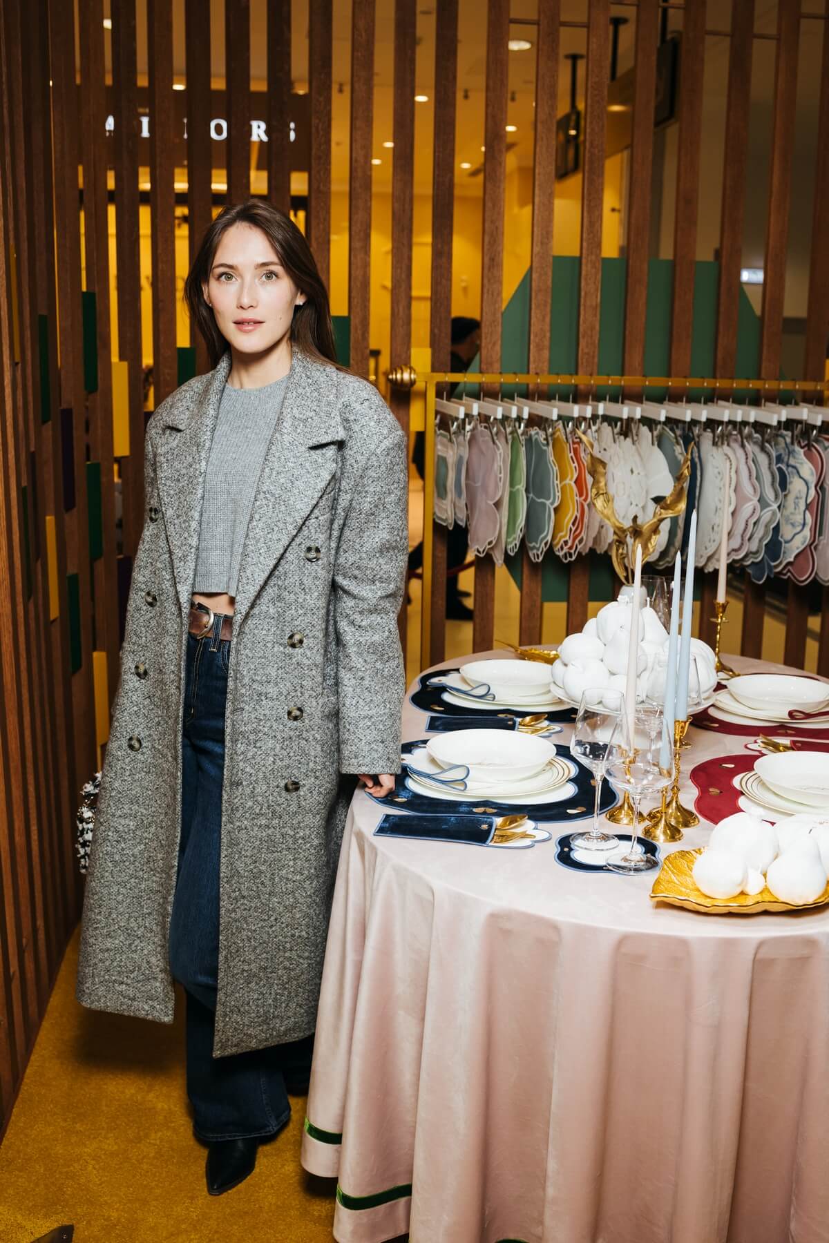 Trunk Show of the Truffle Bee table textile brand