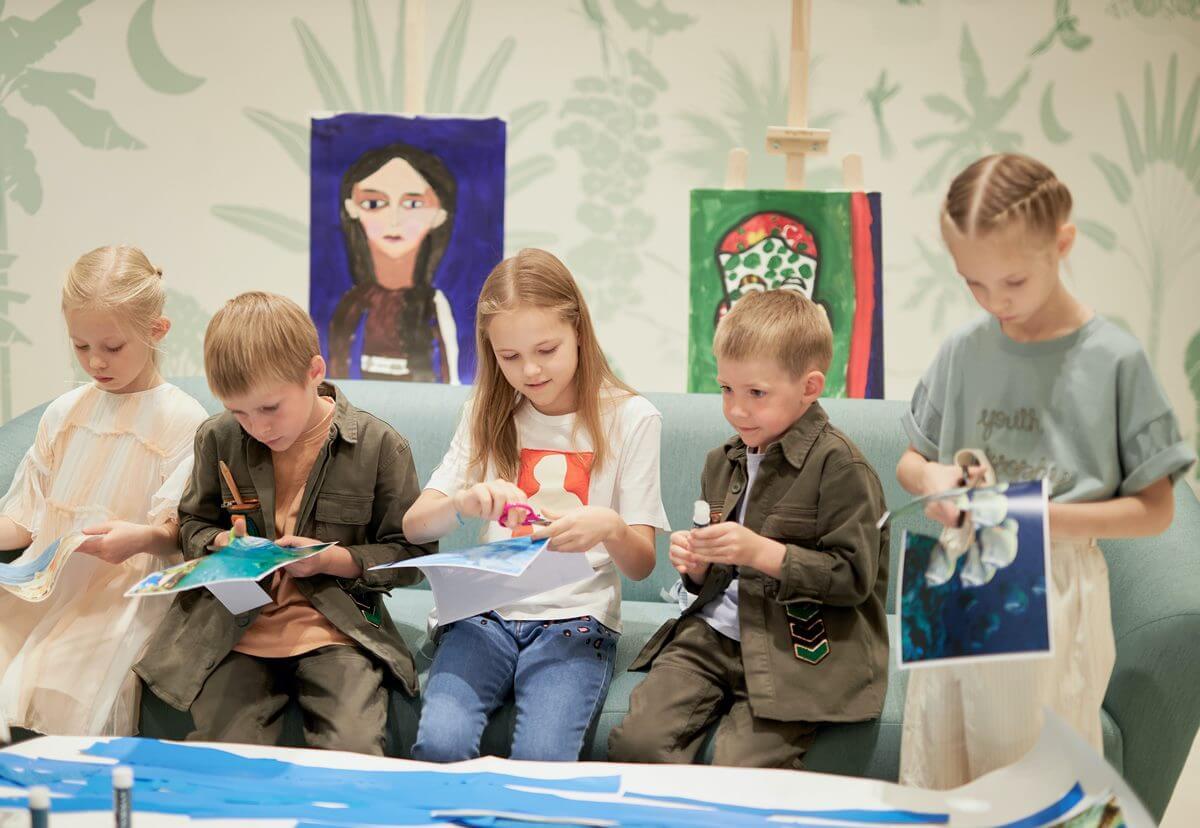 Special Vremena Goda Kids area at the Cosmoscow fair