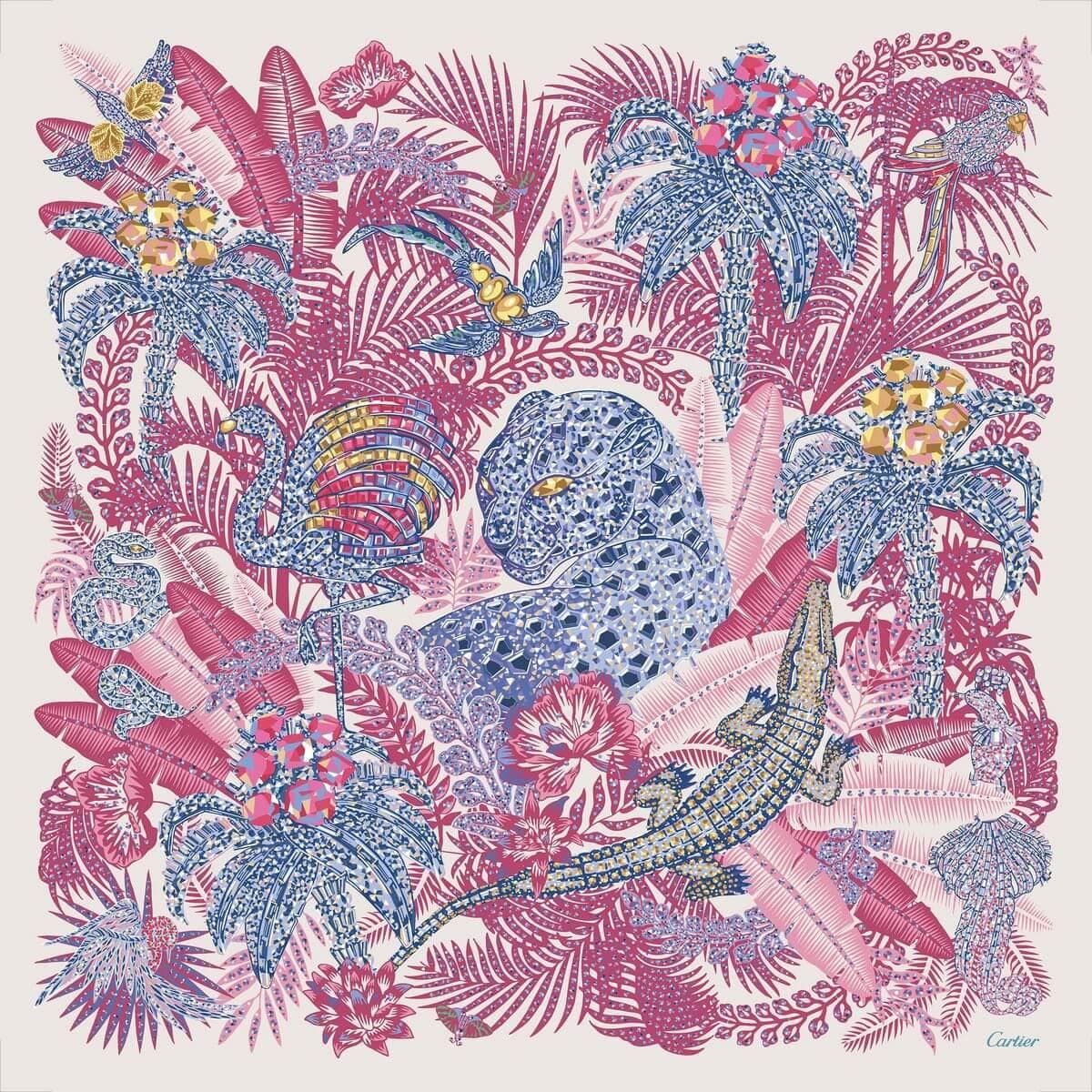 Cartier releases silk scarves