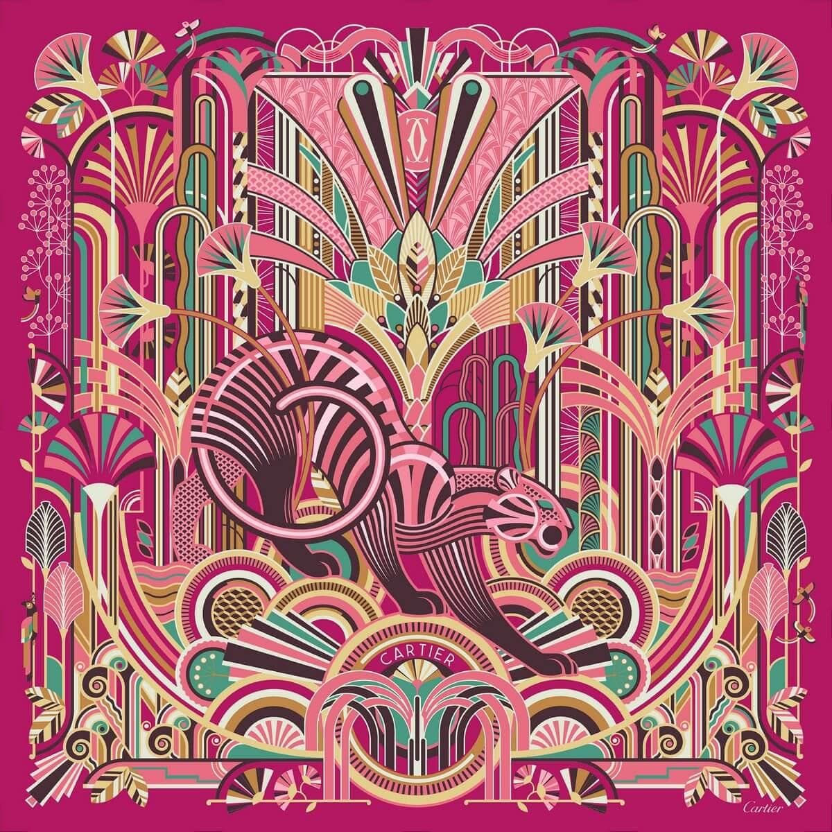 Cartier releases silk scarves