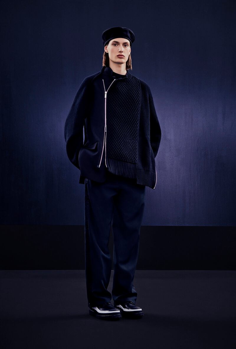Мужская капсульная коллекция Dior и Sacai