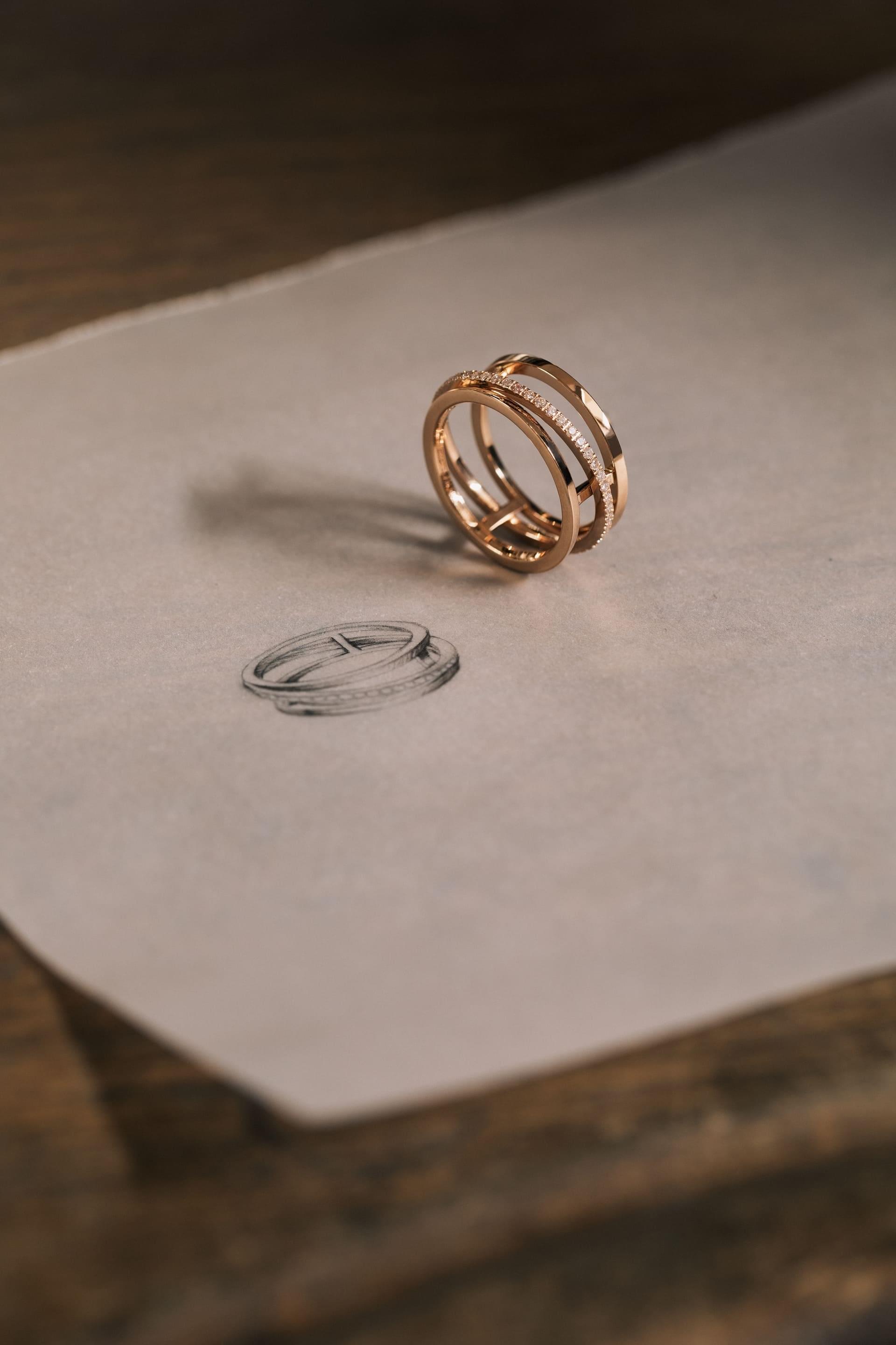 De Beers анонсирует новую эстетику, представляя кольцо The Horizon