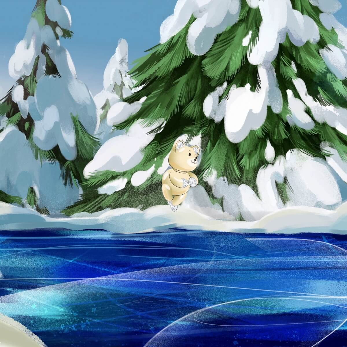 Новогодний мультипликационный проект Mercury