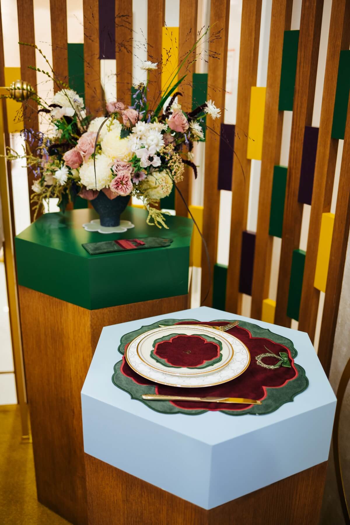 Trunk Show of the Truffle Bee table textile brand