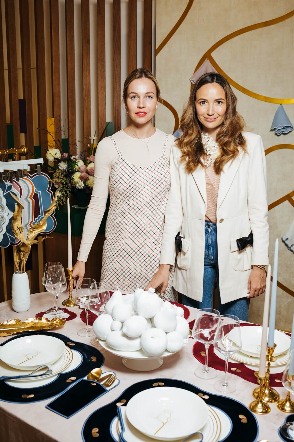 Trunk Show of the Truffle Bee table textile brand