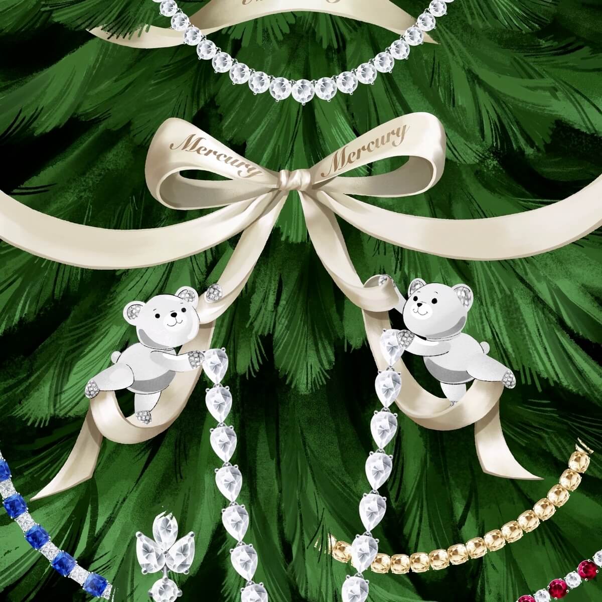 Новогодний мультипликационный проект Mercury