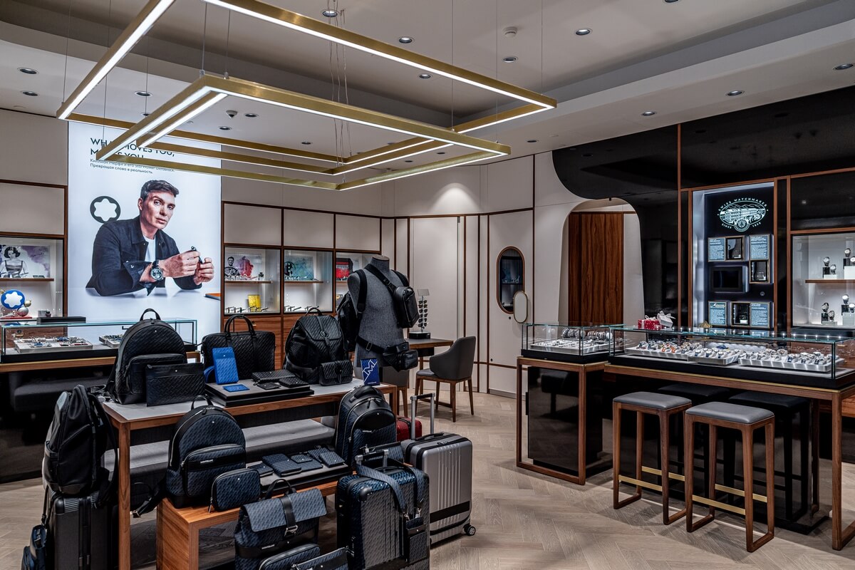 The grand opening of the revamped Montblanc boutique