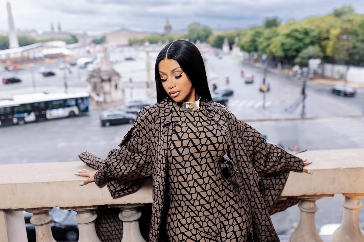 Cardi b shining in the messika chocker