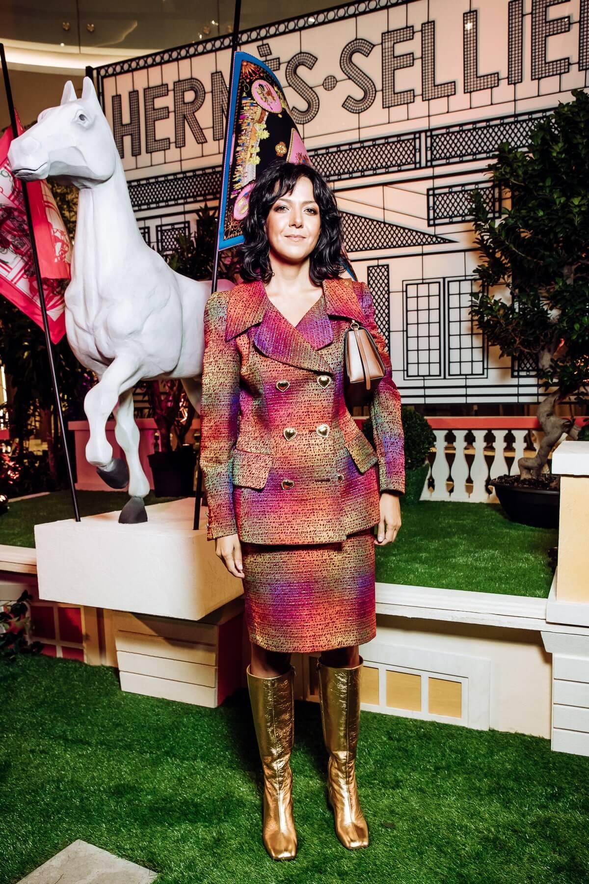 The Hermès boutique opening
