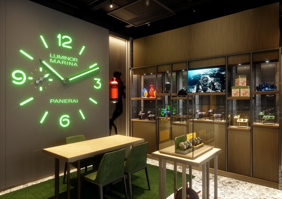 Panerai представляет свой новый бутик