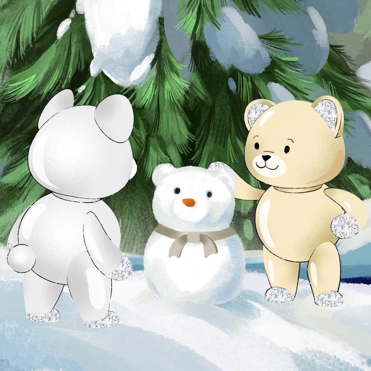 Новогодний мультипликационный проект Mercury