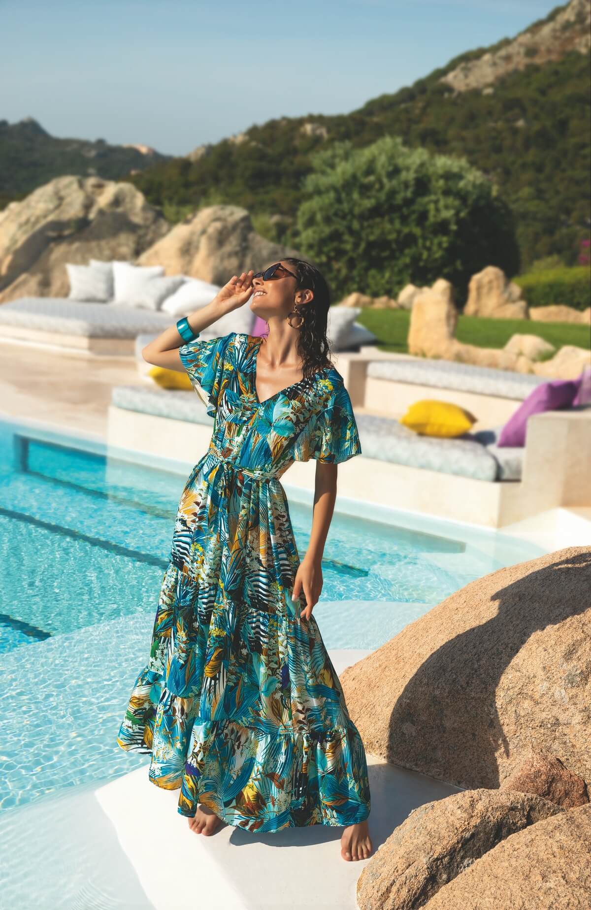 A new collection of swimwear at the Estelle Haute Creation boutique