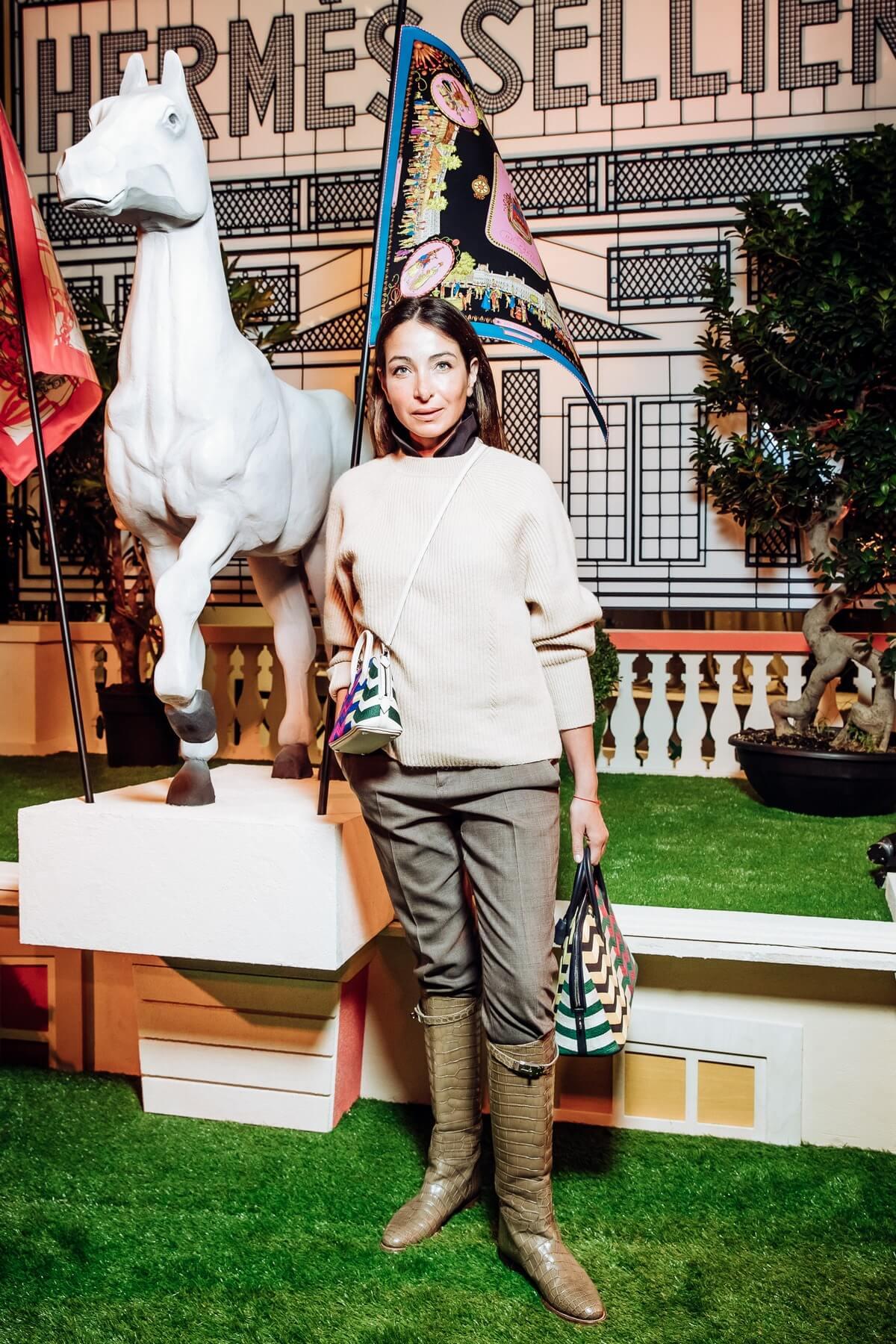 The Hermès boutique opening