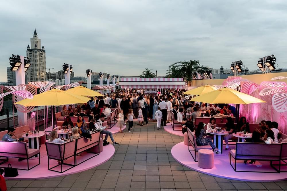 Summer rooftop party in Vremena Goda Galleries