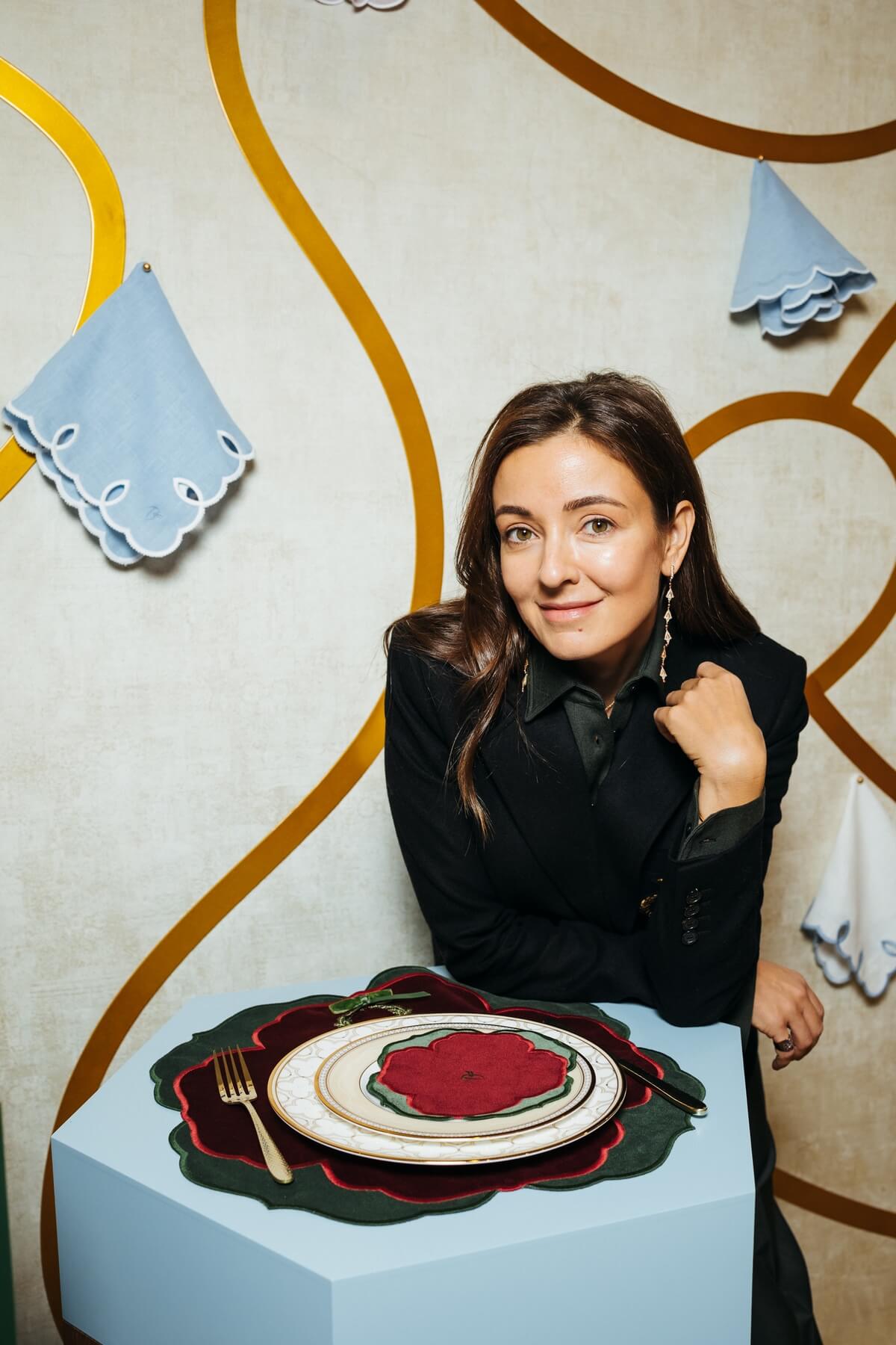 Trunk Show of the Truffle Bee table textile brand