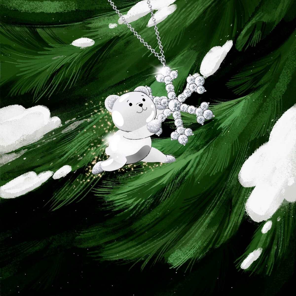 Новогодний мультипликационный проект Mercury