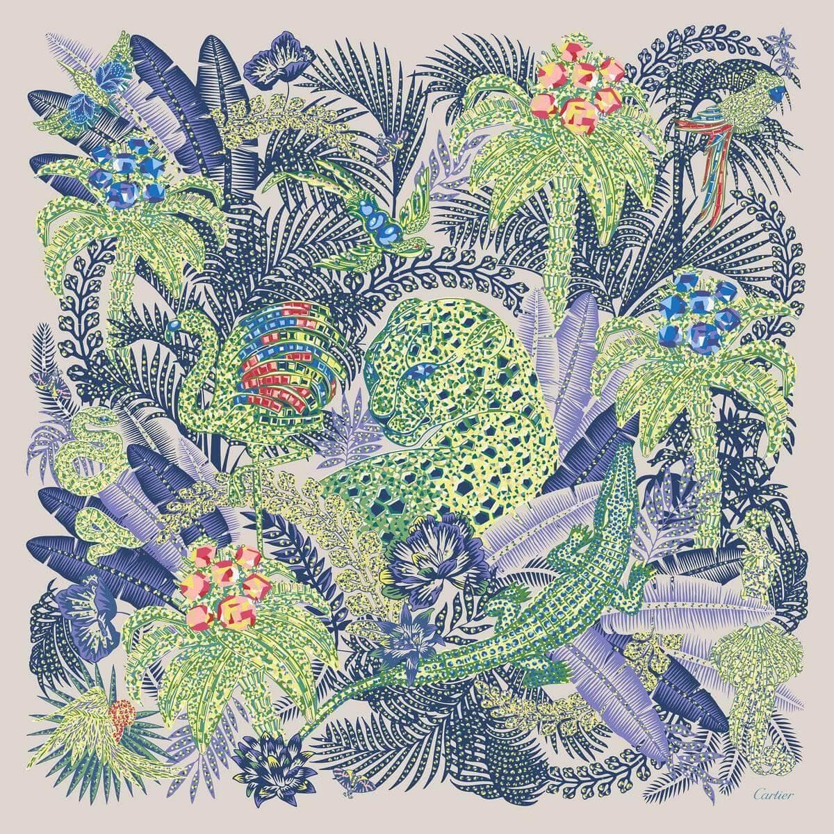 Cartier releases silk scarves