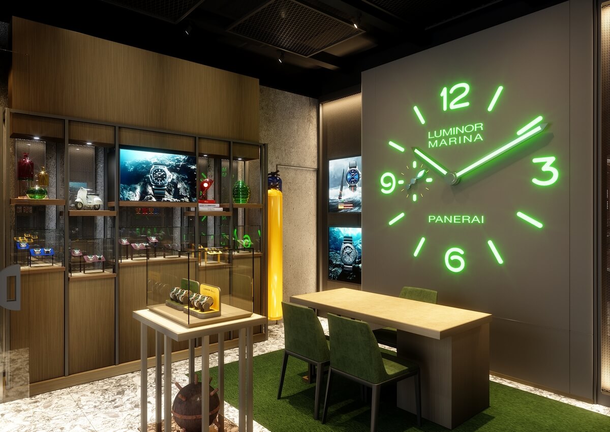 Panerai представляет свой новый бутик
