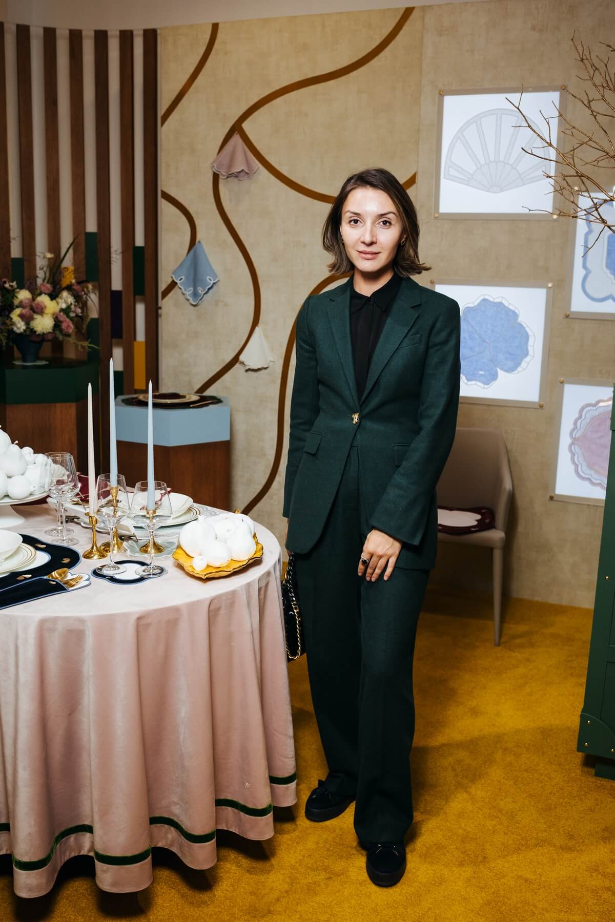Trunk Show of the Truffle Bee table textile brand