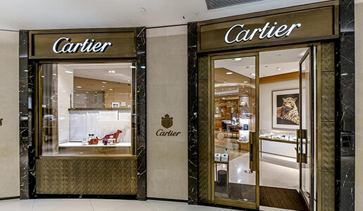 Cartier boutique closes for renovation